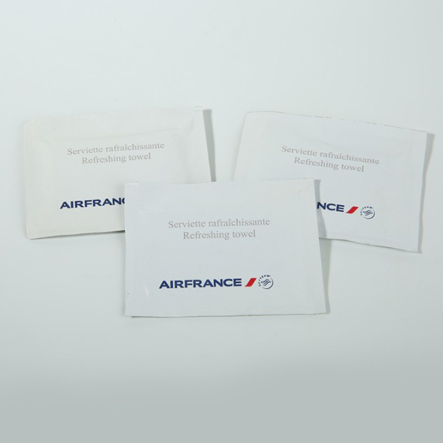  Disposable Individually Wrapped Soft Hand Face Cleaning Airline Wet Wipes-MJ1002