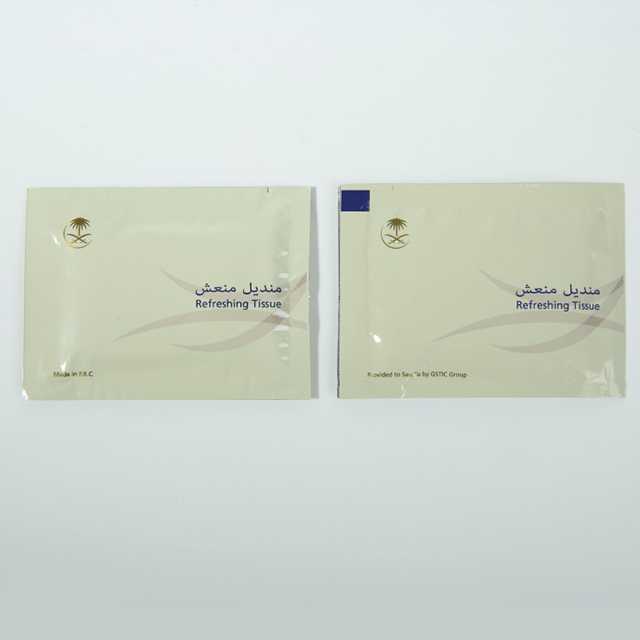  Disposable Individually Wrapped Soft Hand Face Cleaning Airline Wet Wipes-MJ1005