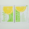 Eco-friendly Soft Small Pack Lemon Fresh Hand Cleaning Restaurant Wet Wipes-MJ002