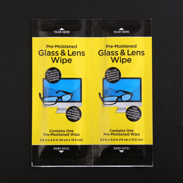 Technical evaluation of lens cleaning wipes and optical materials