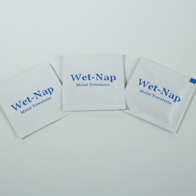  Disposable Individually Wrapped Soft Hand Face Cleaning Airline Wet Wipes-MJ1006